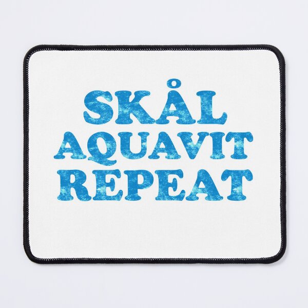 Item preview, Skal Aquavit Repeat Funny Drinking Shirt Midsummer God Jul designed and sold by funnytshirtemp.