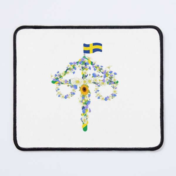Item preview, Midsommar Midsummer Flowers Floral Pole festival Flag designed and sold by funnytshirtemp.