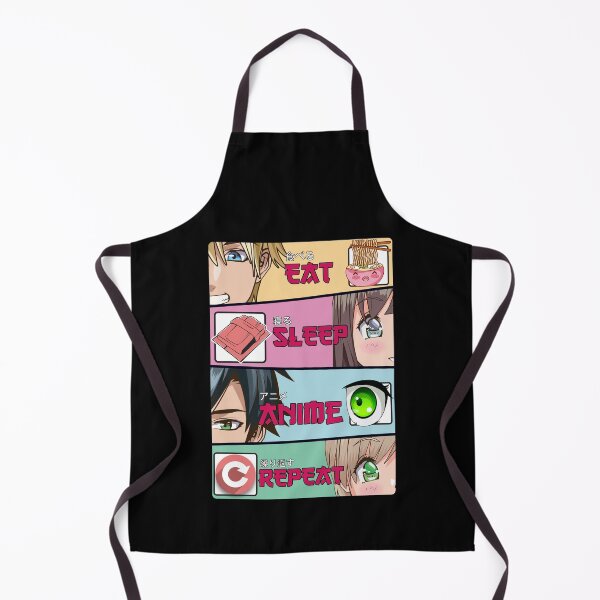 Item preview, Kawaii Girl love Eat Sleep Anime japanese ramen soup funny quotes designed and sold by BrennaEirlys.