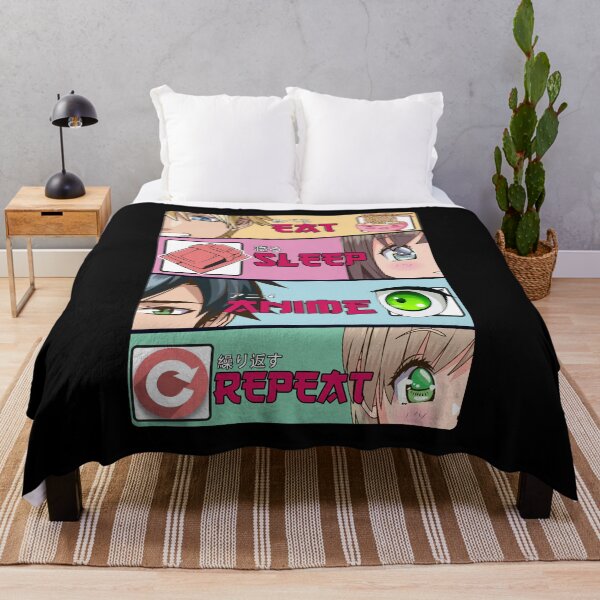 Item preview, Kawaii Girl love Eat Sleep Anime japanese ramen soup funny quotes designed and sold by BrennaEirlys.