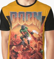 Doom - 1993 Poster PC FPS Graphic T-Shirt