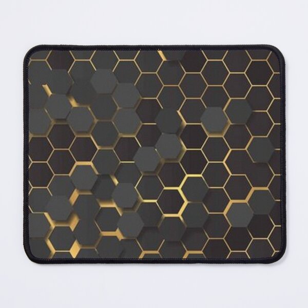 Item preview, Yellow Lights Of Hexagonal Pattern designed and sold by TrendyThings37.