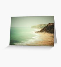 pastel green haze Greeting Card