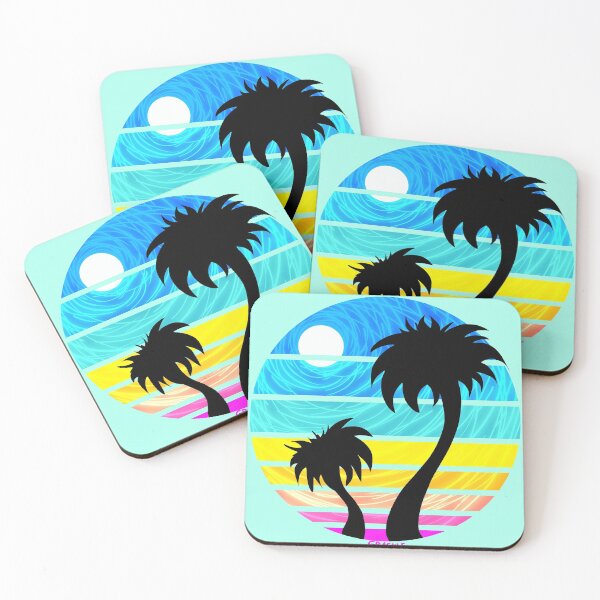 Item preview, Tropical Retro Sunset designed and sold by JanGrackle.