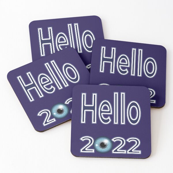 Item preview, Hello 2022 Happy new year designed and sold by CuddlyTikee.