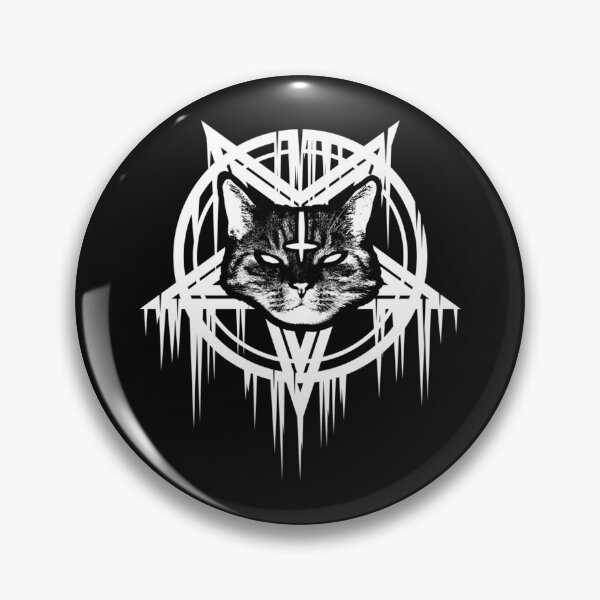 Artikelvorschau, Satanische schwarze Metallkatze CATAN 666 entworfen und verkauft von SarahBurnss.