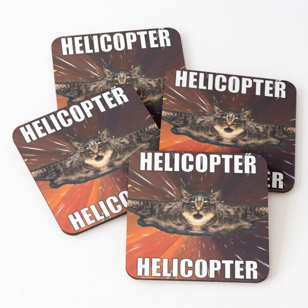 Item preview, Helicopter Helicopter Cat meme designed and sold by Shop4Gamers.