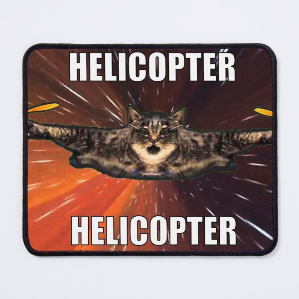 Item preview, Helicopter Helicopter Cat meme designed and sold by Shop4Gamers.