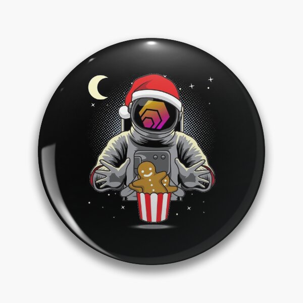 Item preview, Astronaut Christmas HEX Coin To The Moon HEX Crypto Token Blockchain Cryptocurrency Wallet designed and sold by JaxonBrown.