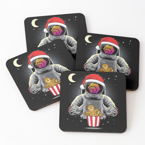 Item preview, Astronaut Christmas HEX Coin To The Moon HEX Crypto Token Blockchain Cryptocurrency Wallet designed and sold by JaxonBrown.