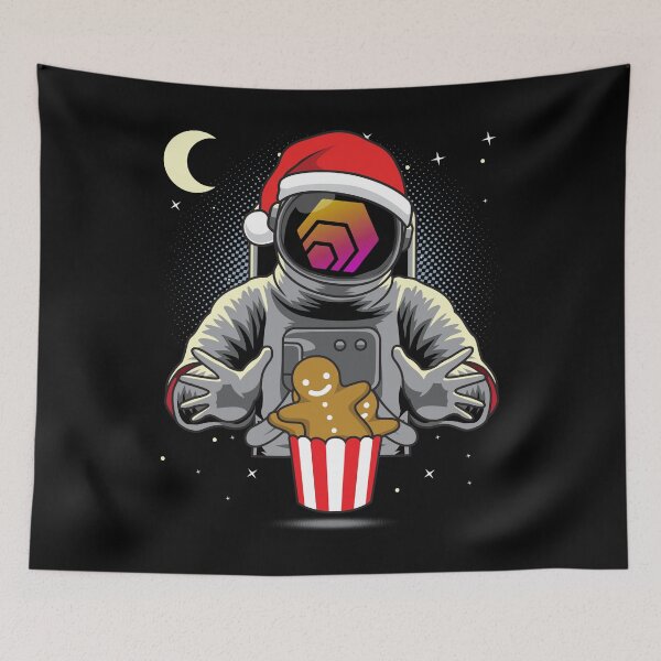 Item preview, Astronaut Christmas HEX Coin To The Moon HEX Crypto Token Blockchain Cryptocurrency Wallet designed and sold by JaxonBrown.