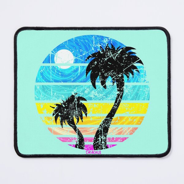 Item preview, Tropical Retro Sunset (Distressed Version) designed and sold by JanGrackle.