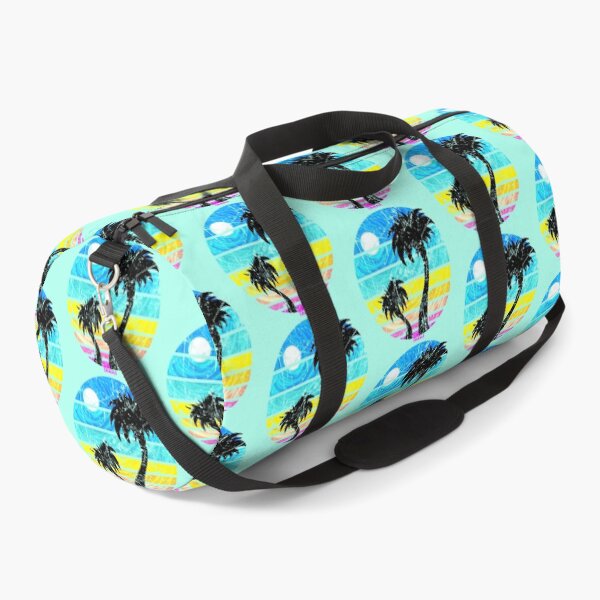 Item preview, Tropical Retro Sunset (Distressed Version) designed and sold by JanGrackle.