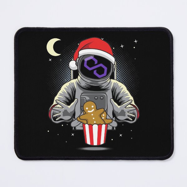 Item preview, Astronaut Christmas Polygon Matic Coin To The Moon Crypto Token Blockchain Cryptocurrency Wallet designed and sold by JaxonBrown.