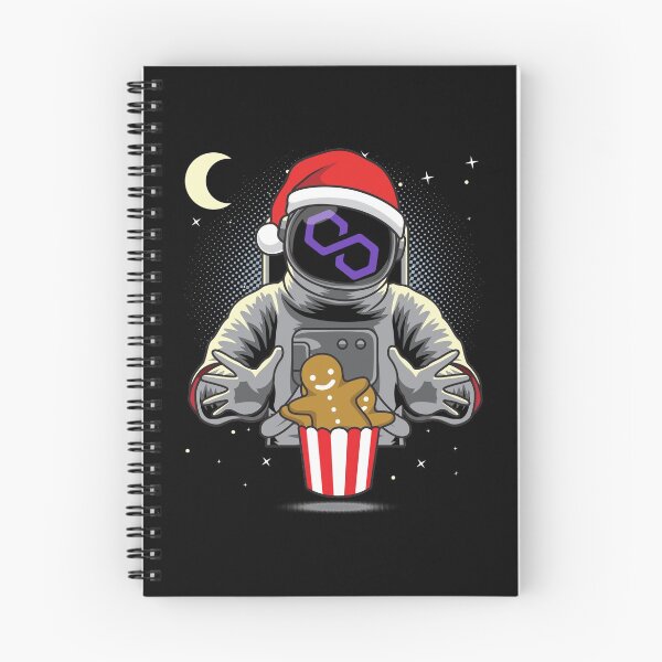 Item preview, Astronaut Christmas Polygon Matic Coin To The Moon Crypto Token Blockchain Cryptocurrency Wallet designed and sold by JaxonBrown.