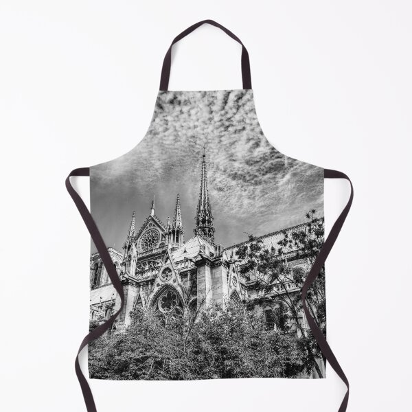 Item preview, Notre Dame de Paris, Through The Trees Black And White designed and sold by Paul Thompson Photography.