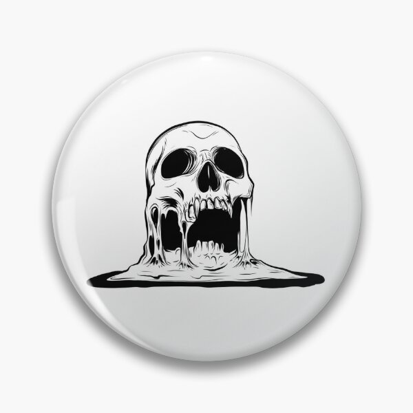 Item preview, sad skull designed and sold by aciddes.