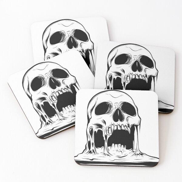 Item preview, sad skull designed and sold by aciddes.