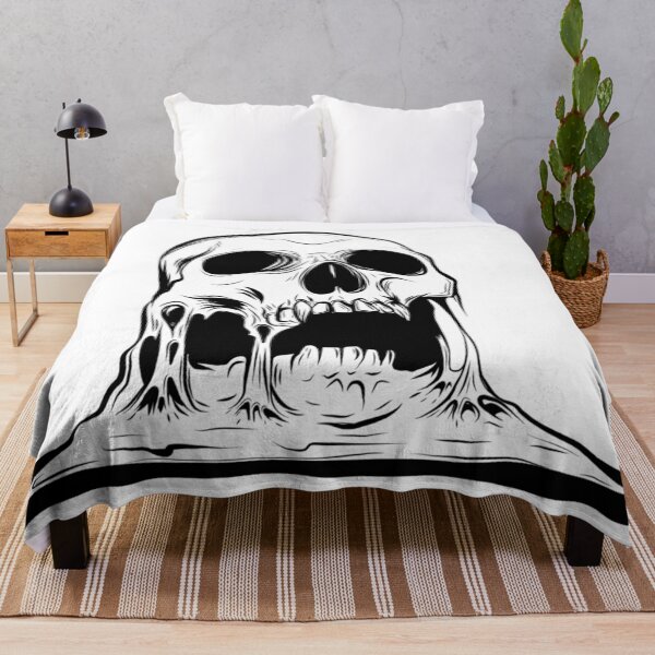 Item preview, sad skull designed and sold by aciddes.