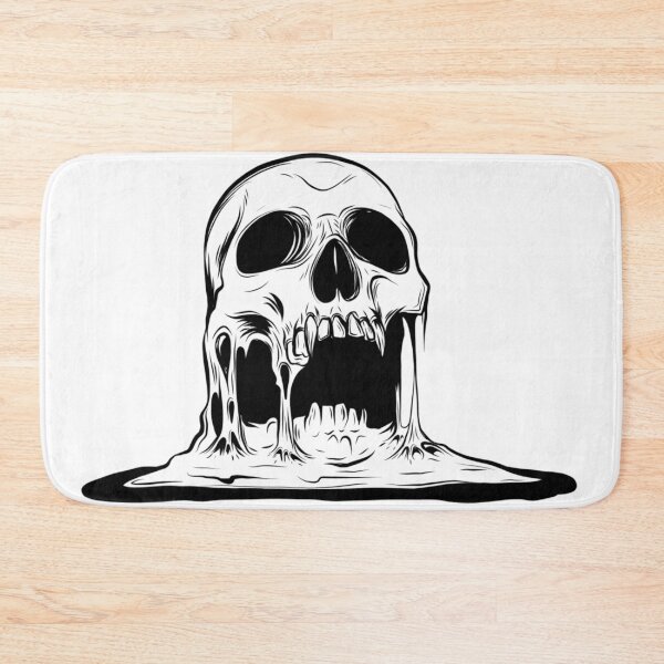 Item preview, sad skull designed and sold by aciddes.