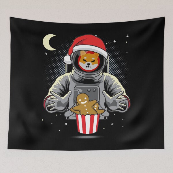 Item preview, Astronaut Christmas Shiba Inu SHIB Coin To The Moon Crypto Token Blockchain Cryptocurrency Wallet designed and sold by JaxonBrown.