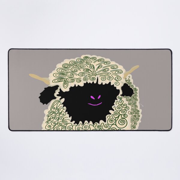 Item preview, Valais black nose sheep with pink lips - biffybobcat designed and sold by biffybobcat.