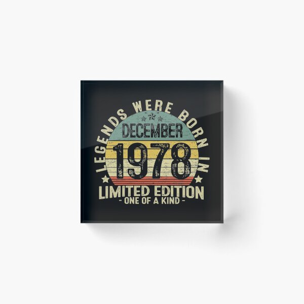 Item preview, 43 Years Old Birthday Legends Were Born In December 1978 designed and sold by MoHaCo.