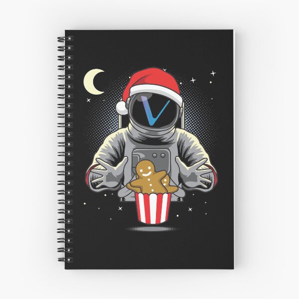 Item preview, Astronaut Christmas Vechain VET Coin To The Moon Crypto Token Blockchain Cryptocurrency Wallet designed and sold by JaxonBrown.