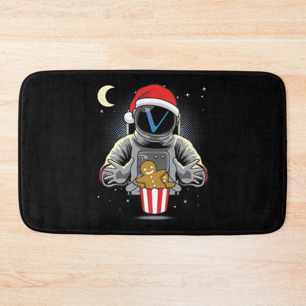 Item preview, Astronaut Christmas Vechain VET Coin To The Moon Crypto Token Blockchain Cryptocurrency Wallet designed and sold by JaxonBrown.