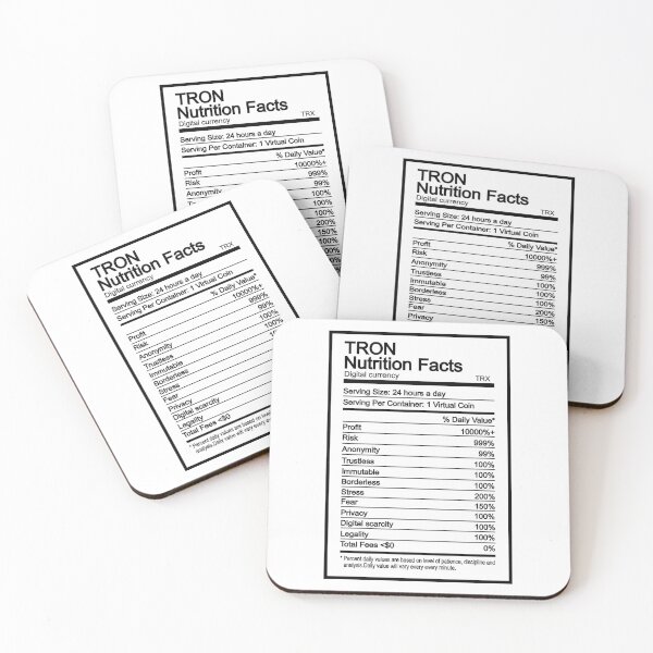 Item preview, Funny TRON Nutrition Facts designed and sold by JakubkoJunak.