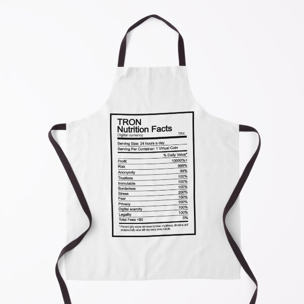 Item preview, Funny TRON Nutrition Facts designed and sold by JakubkoJunak.