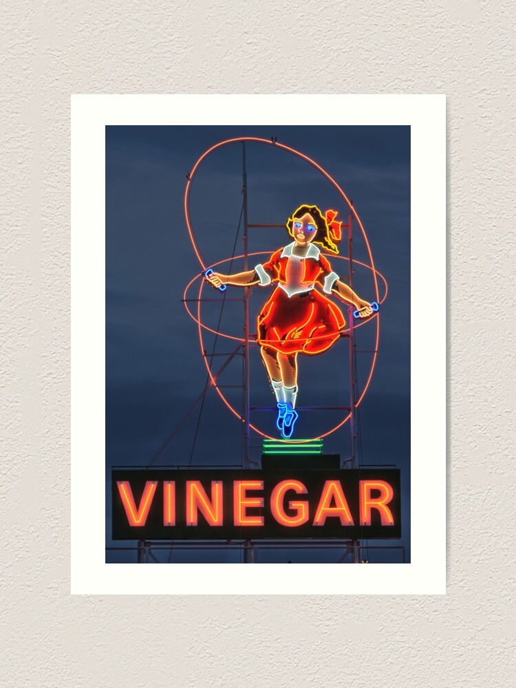 "Skipping Girl Vinegar • Melbourne • Victoria" Art Print by Voyager