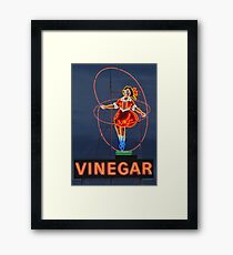 Skipping Girl Vinegar • Melbourne • Victoria Framed Print