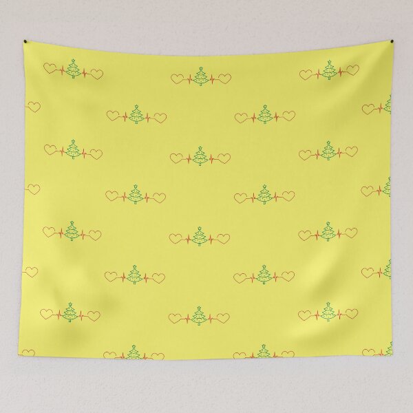 Item preview, life line heartbeat christmas tree pulse designed and sold by Tshepomuza.