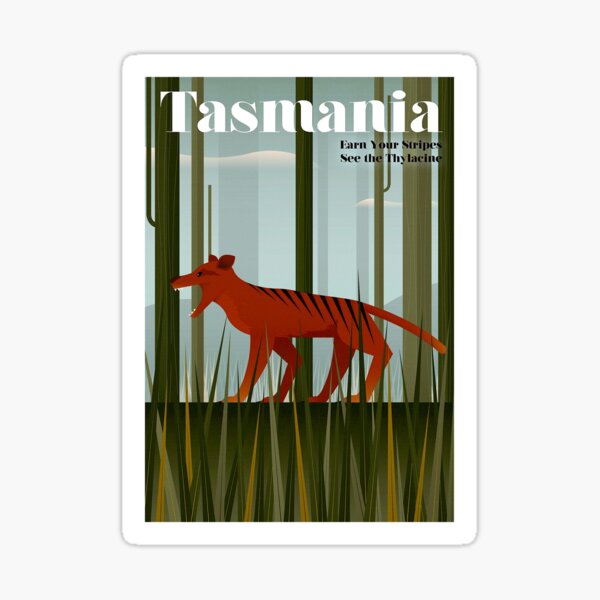 Item preview, TASMANIA; Vintage Travel and Tourism Advertising Print designed and sold by posterbobs.