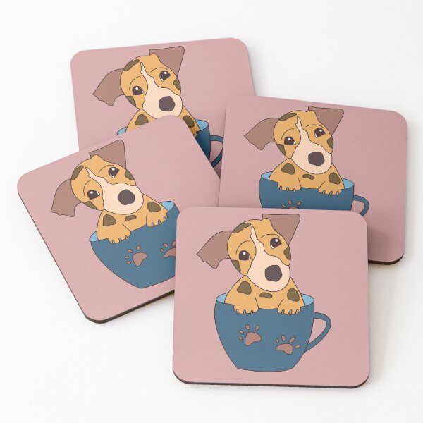 Aperçu de l'œuvre Un chiot dans une tasse créée et vendue par ScribblyArtist.