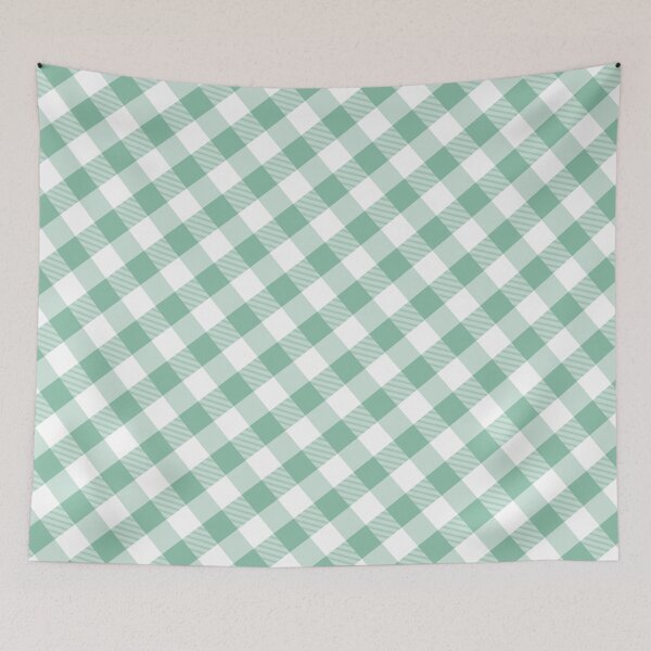 Item preview, Abstract plaid check pattern in the light green color designed and sold by Victoria Riabov.