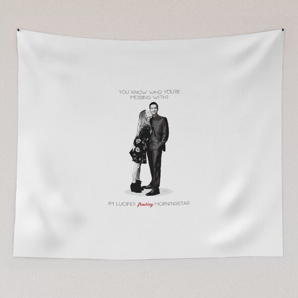 Item preview, I'm Lucifer freaking Morningstar designed and sold by LaMora Illustrations.