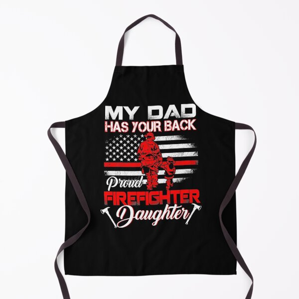 Item preview, Proud Job My Dad Has Your Back Proud Firefighter Daughter Tee Father_s designed and sold by UTVankdesign.