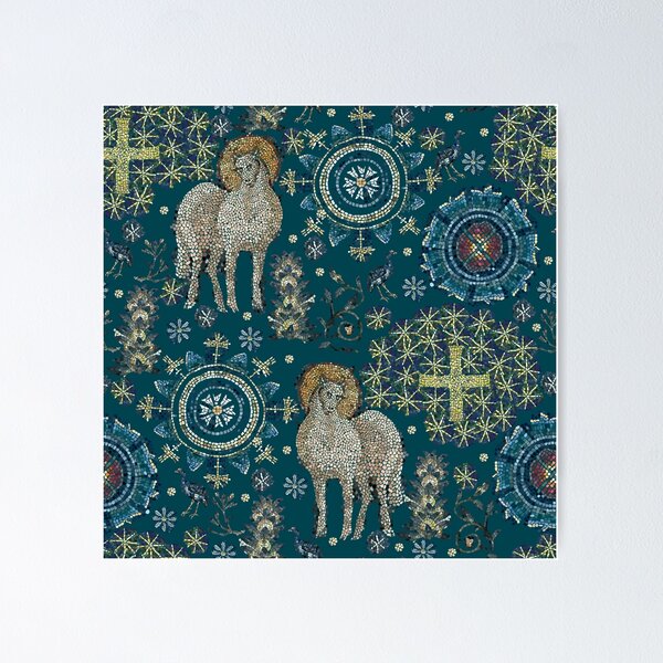 Item preview, Mosaics of Ravenna: Blue - Byzantine Collection designed and sold by archaeologyart.