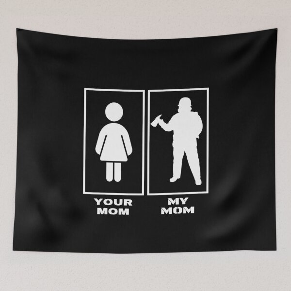 Item preview, Proud Job Funny Your Mom My Mom Proud Firefighter Son Daughter Mother designed and sold by CHTankdesign.
