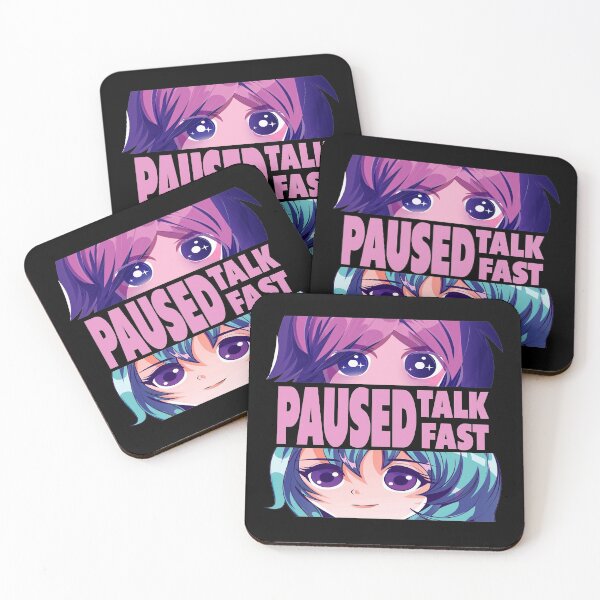 Item preview, Anime paused talk fast designed and sold by YARA TS.