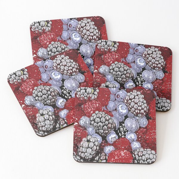 Item preview, Vegan style Berry mix color art designed and sold by artdragongift 15.