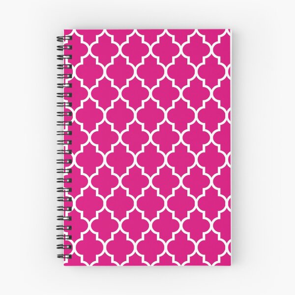 Item preview, Magenta quatrefoil pattern designed and sold by limitlezz.