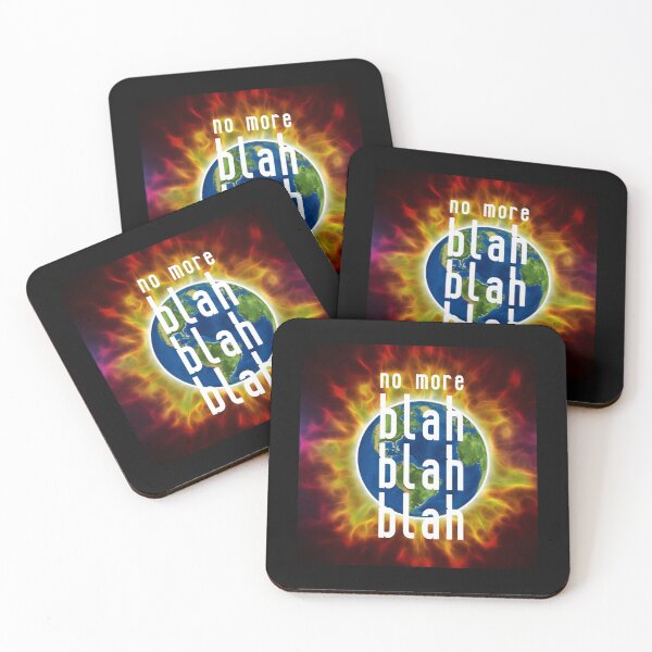 Item preview, No More Blah Blah Blah Climate Change   designed and sold by SassPotCo.