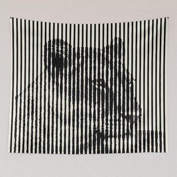 Aperçu de l'œuvre Lionne Gros Plan Illusion Anamorphique Pop Art créée et vendue par Scotch Macaskill.
