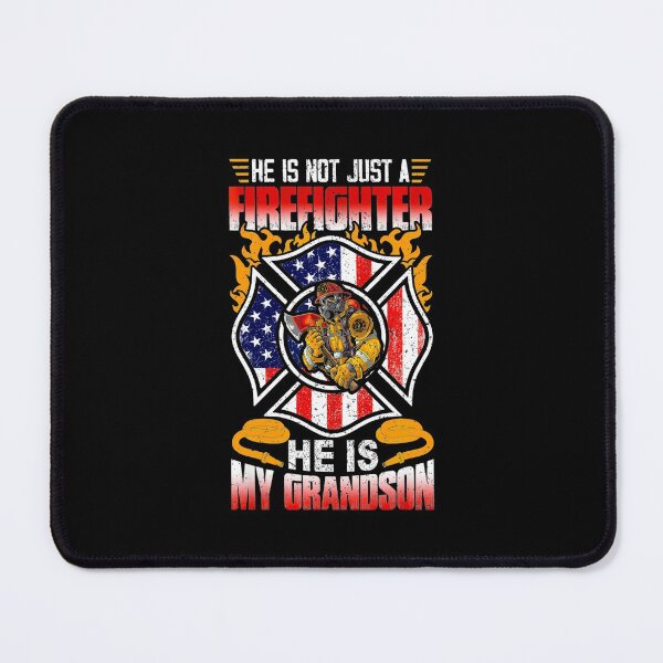Item preview, Proud Job My Grandson Is A Firefighter Proud Grandma Grandpa Gift designed and sold by UTVankdesign.