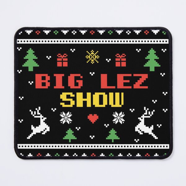 Item preview, Big lez show christmas gift colored ugly lovely sweater, funny sweater, pixel artwork, 8bitart, funny bigfoot, designed and sold by SGS-.