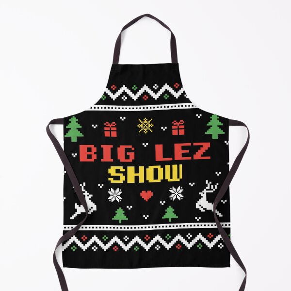 Item preview, Big lez show christmas gift colored ugly lovely sweater,  funny sweater, pixel artwork, 8bitart, funny bigfoot, designed and sold by SGS-.