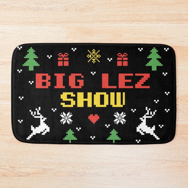 Item preview, Big lez show christmas gift colored ugly lovely sweater,  funny sweater, pixel artwork, 8bitart, funny bigfoot, designed and sold by SGS-.